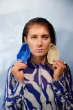Тарелка обеденная Byon Oyster, керамика, овальная, 3,5 8 см, синяя — фото 7