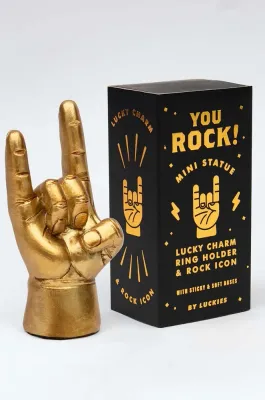 Фигурка декоративная Luckies Of London Mini Rock Hand, полирезин, 10 см