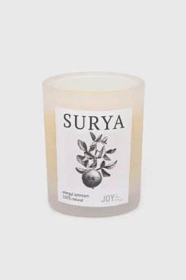 Декоративная свеча Joyinme do praktyki jogi i medytacji Surya, соевый воск, белый