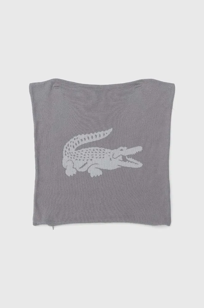 Декоративная наволочка Lacoste L Reflet Gris, 45 45 см