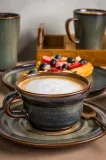 Набор кружек для кофе Bonna Gloire Kaff Cappuccino, 6 шт, фарфор, по 250 мл, разноцветный — фото 4