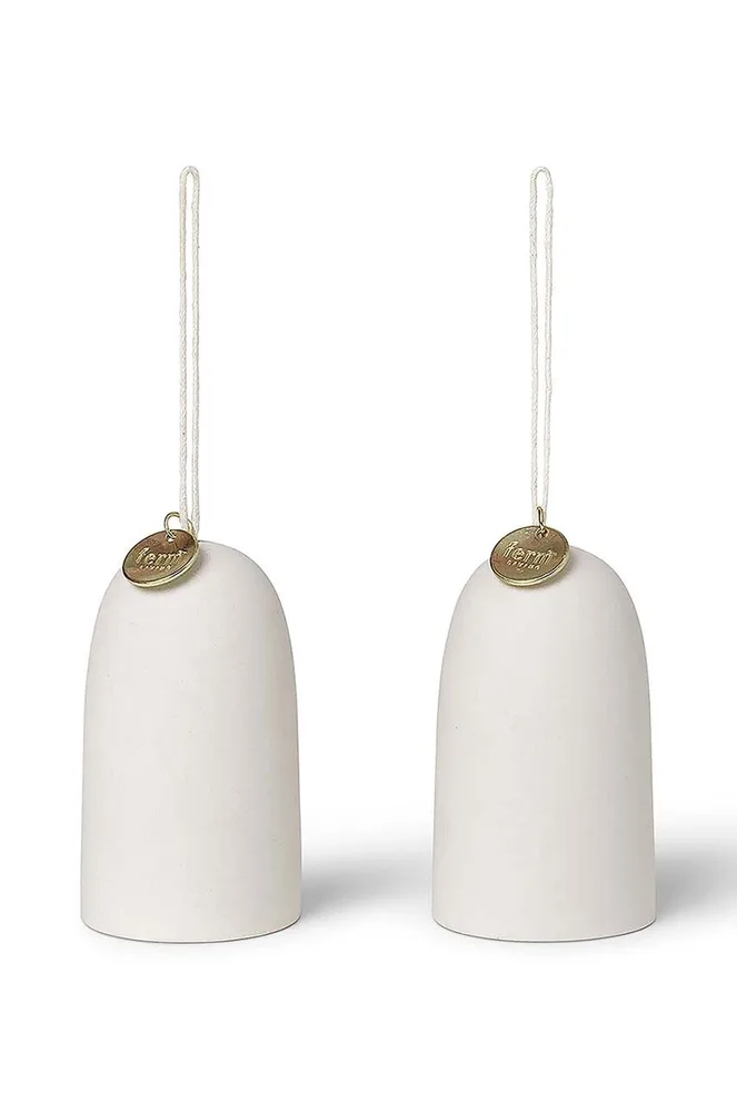 Новогоднее украшение Ferm Living Bell Ceramic Ornaments, 7 см