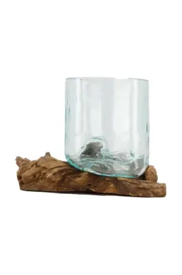Фигурка декоративная home & lifestyle dekoracja, стекло, 27 см