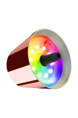 Настольная лампа Sompex bezprzewodowa Top 2.0, текстиль, LED, выс. 12,5 см, белый