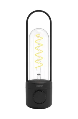 Настольная лампа Sompex bezprzewodowa Coil, текстиль, LED, выс. 8 см