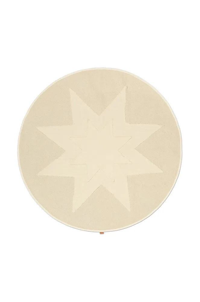 Новогоднее украшение Ferm Living podkladka pod choinke Vela Star Christmas, бежевый