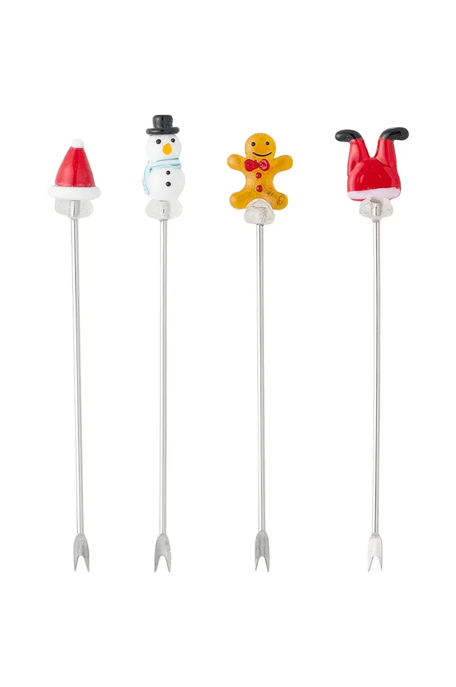 Bloomingville Набор вилок для закусок Feliz Cocktail Fork, 4 шт., 2 x 12 см