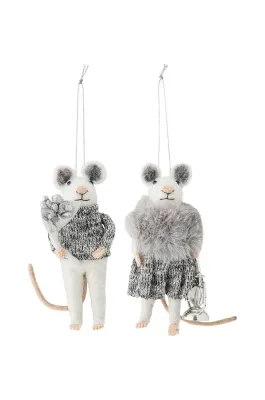 Bloomingville Peo Ornament Декоративная подвеска, 9 x 12 x 6,5 см, 2 шт