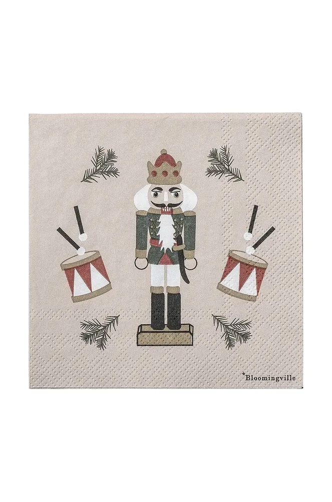 Новогоднее украшение Bloomingville serwetek Jolly Napkin, 25 см