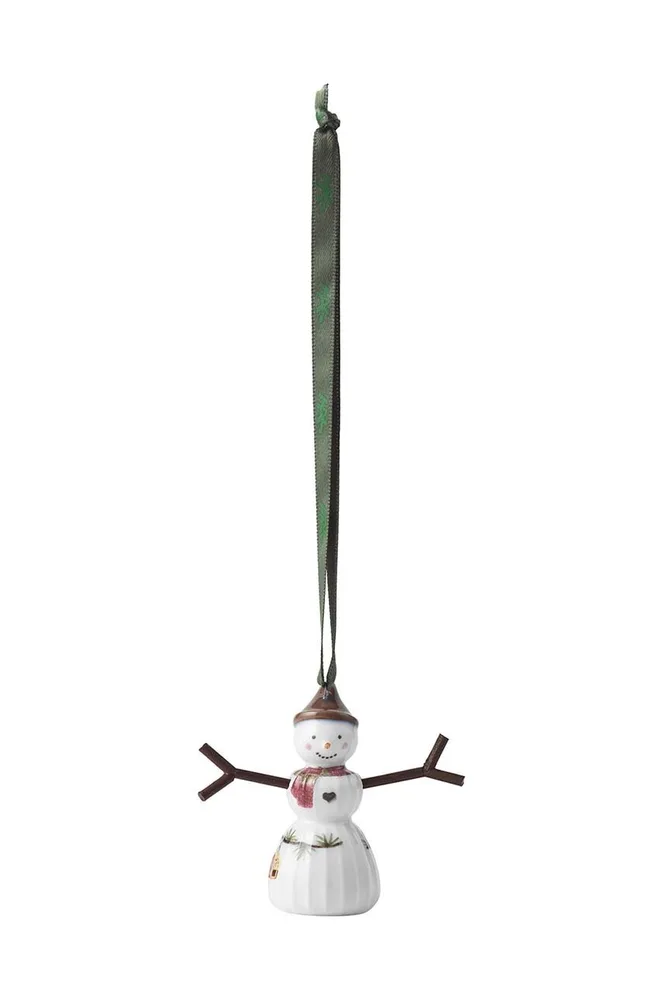 Kähler Новогоднее украшение K hler Christmas Snowgirl, 3,5 см