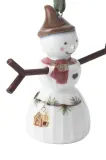 Kähler Новогоднее украшение K hler Christmas Snowgirl, 3,5 см — фото 3