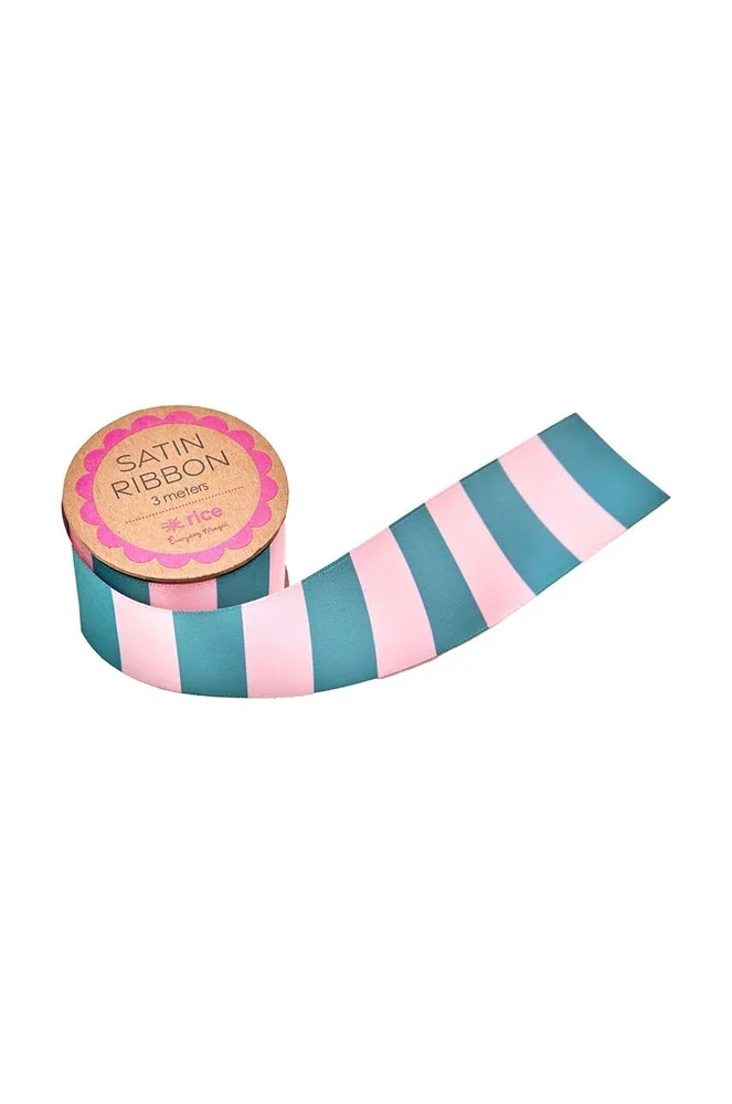 Новогоднее украшение Rice wstazka Small Satin Ribbon, 4 см