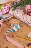 Новогоднее украшение Rice wstazka Small Satin Ribbon, 4 см — фото 2