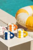 Набор кружек для эспрессо Balvi Floats, 2 шт, керамика, по 75 мл, разноцветный — фото 4