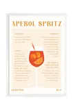 Постер home & lifestyle dekoracja cienna Aperol Spritz Recipy 50 70 см — фото 1