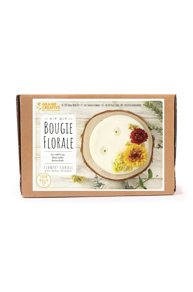 Ароматическая свеча Graine Creative zestaw diy Bougie Florale, воск