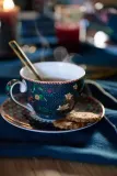 Чашка с блюдцем Pip Studio Berry Blues, фарфор, 280 мл, разноцветный — фото 5