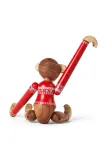 Новогоднее украшение Kay Bojesen Monkey Christmas Jumper 2024 S, 6,5 см, разноцветный — фото 3
