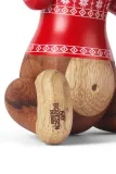 Новогоднее украшение Kay Bojesen Monkey Christmas Jumper 2024 S, 6,5 см, разноцветный — фото 5