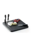 Поднос Philippi serow sztuccami Fromage 4-pack, дерево, 28 28 2 см, разноцветный — фото 1