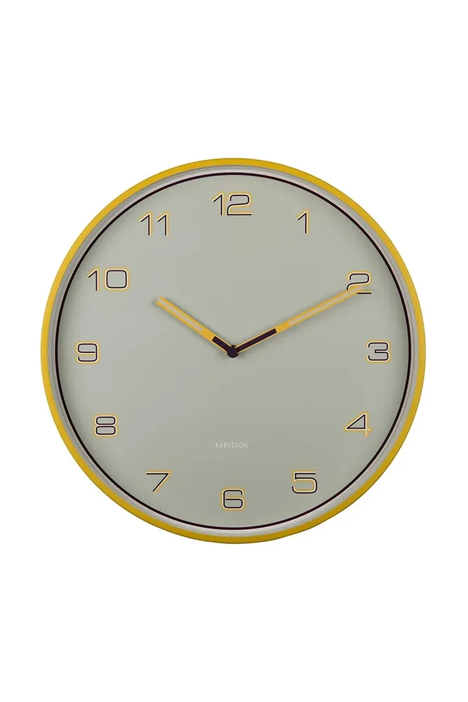 Настенные часы Karlsson Lined Numbers kolor multicolor, 40 см