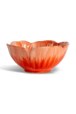 Салатник Byon Poppy, каменная керамика, 11 см, красный