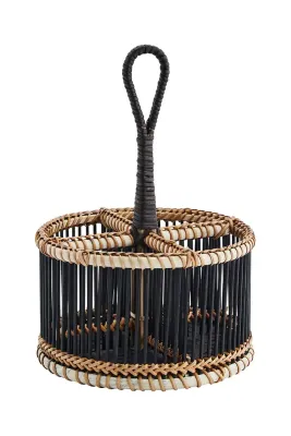 Кухонный держатель Madam Stoltz Bamboo, бамбук, 19 17 см, разноцветный