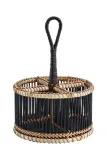 Кухонный держатель Madam Stoltz Bamboo, бамбук, 19 17 см, разноцветный — фото 1
