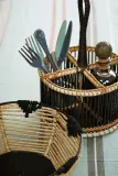 Кухонный держатель Madam Stoltz Bamboo, бамбук, 19 17 см, разноцветный — фото 3