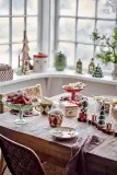 Новогоднее украшение Bloomingville Jolly 300 мл, керамика, 9,5 см, зелёный — фото 3