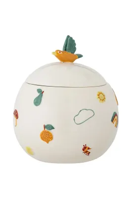 Контейнер для хранения продуктов Bloomingville Agnes, стекло, 0,6 л, белый