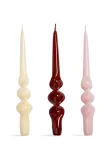 Декоративная свеча &K Amsterdam zestaw wiec alpha reds set 3-pack, воск, разноцветный — фото 1