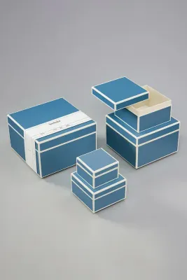 Набор коробок для хранения Semikolon Heritage Line 5-pack, плотная бумага, разноцветный