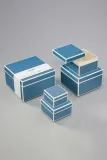 Набор коробок для хранения Semikolon Heritage Line 5-pack, плотная бумага, разноцветный — фото 1