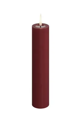 Фонарь для свечи Deluxe Homeart swieca led, пластик, 15 см, бордовый