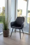Декоративная подушка House Nordic na krzeslo Lambskin Seat Artificial, чёрный — фото 2
