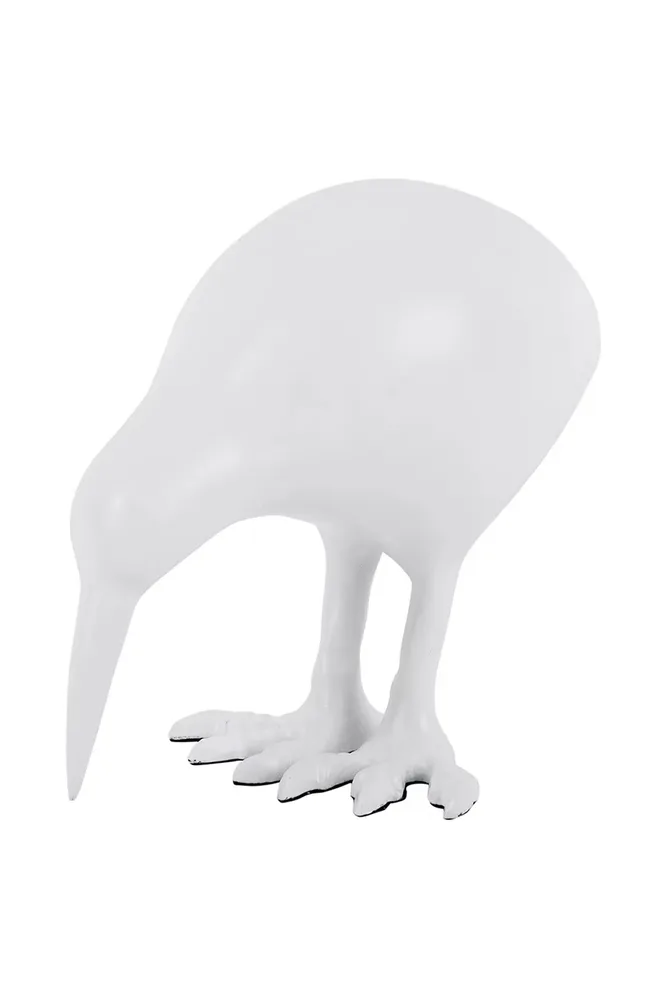 Фигурка декоративная Present Time Kiwi Bird kolor, алюминий, 15,5 см, белый