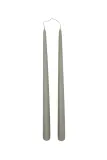 Декоративная свеча Oyoy zestaw wiec Fukai Candles L 2-pack, воск, серый — фото 1