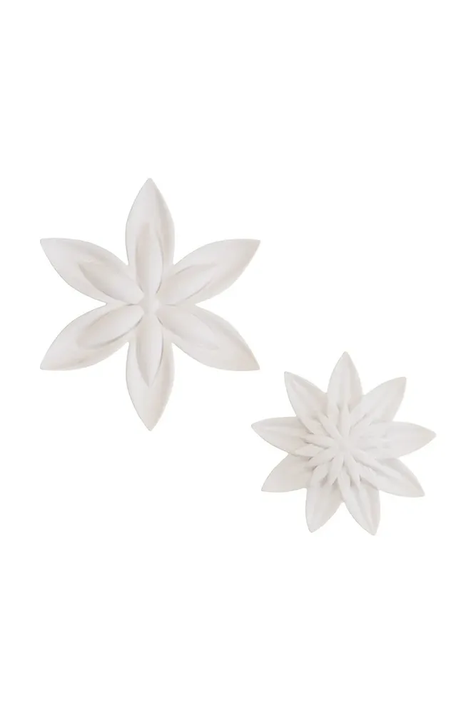 Фигурка декоративная home & lifestyle dekoracja scienna 2-pack kolor, керамика, 18 см, бежевый