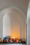 Подсвечник Byon Calore, стекло, 15 см, белый — фото 3