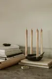 Поднос Ferm Living Oyster, латунь, 10,5 3 7 см, чёрный — фото 3
