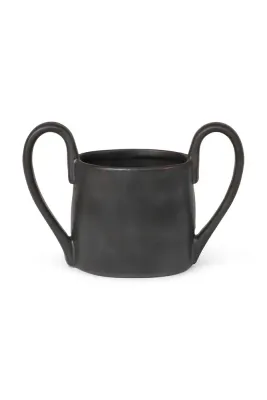 Кружка Ferm Living Flow Kids Mug, каменная керамика, 190 мл, чёрный