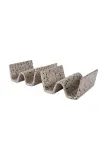 Поднос Sagaform podstawka taco Ditte 2-pack, 11,5 5,5 см, бежевый — фото 1