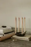 ferm LIVING Набор свечей Dryp, 2 шт., воск, разноцветный, 30 см — фото 4