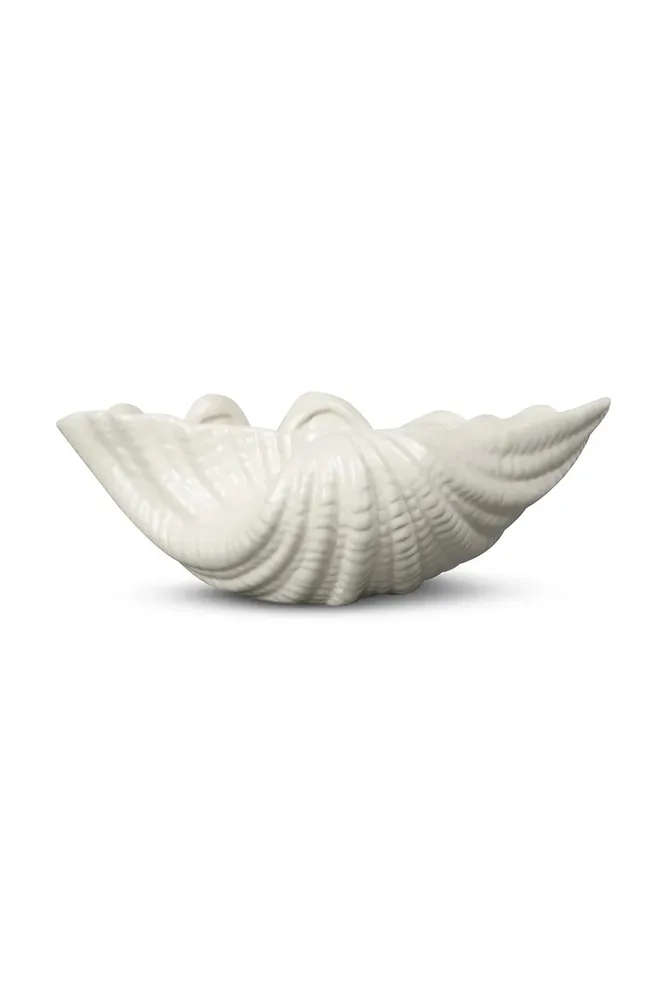 Салатник Byon Shell, керамика, белый, мисочка s