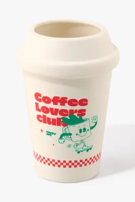 Ваза Fluid Market Cup of Coffee 0, керамика, 19,5 см, разноцветный