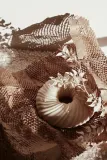 Декоративная свеча Temida dekoracyjna Circle, соевый воск, бежевый — фото 4