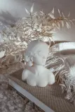 Декоративная свеча Temida dekoracyjna Lady, соевый воск, бежевый — фото 1