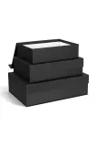 Набор коробок для хранения Bigso Box of Sweden 3-pack, серый — фото 2