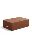 Набор коробок для хранения Bigso Box of Sweden 3-pack, коричневый — фото 2